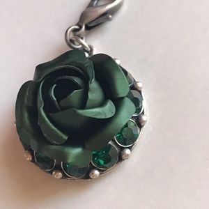 Handcrafted rose pendant